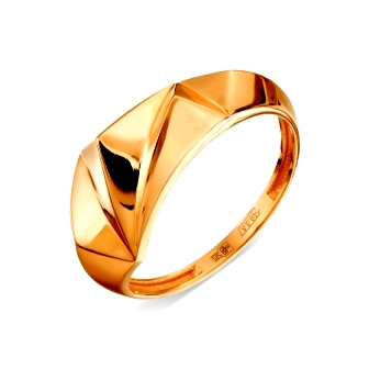 Кольцо из золота с алмазной огранкой 